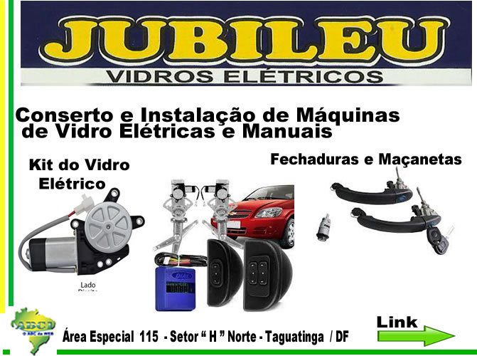 Link_Imagem-_Jubileu- Som Automotivo, Alarmes e Travas em Brasília / DF
