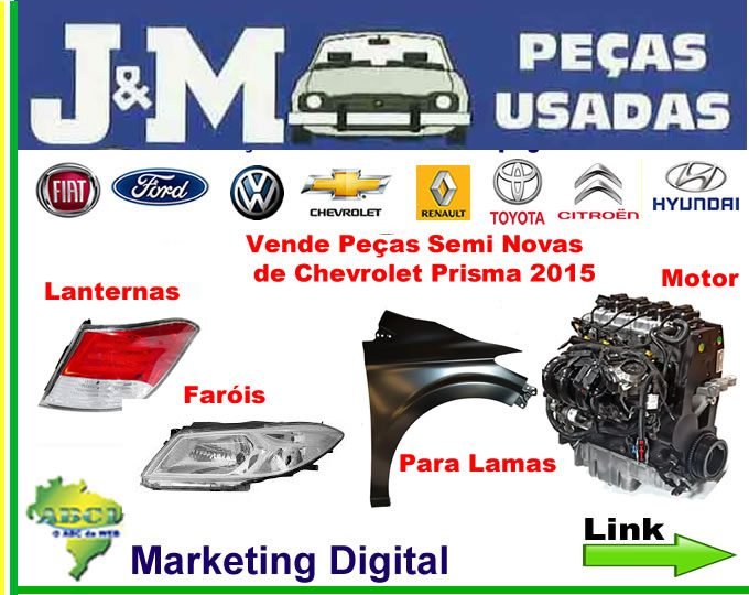 Link_Prisma-_Abc1_JM-1 A JM vende Peças Semi Novas do Prisma 2015